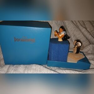 Vintage Watch - Disney Pocahontas + Bust Holder with Bird - Includes COA